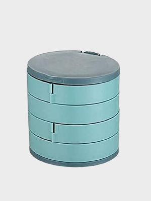 ROTATING ROUND JEWELLERY BOX