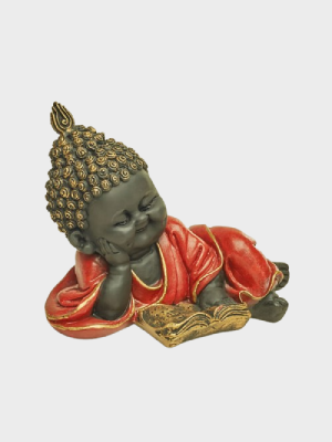 Monk Figurine in Black